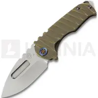Medford Couteau pliant Genesis T S45VN Tumbled DP, Bronze "Lightning"