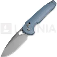 Bestech Couteau pliant Noctar - Grey PVD - G10, bleu