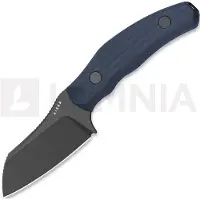 Kizer Cutlery Bulldog Fix 1116A1 Graywashed 14C28N, Dark Blue G10, couteau fixe, O.SHO design