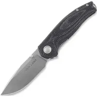 Viper Couteau pliant Vale, Stonewashed, Black SureTouch