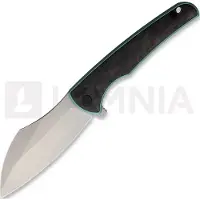 VDK Knives Couteau pliant Vice Linerlock, green carbon fiber