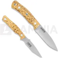 Casström Couteau Swedish Hunters Combo, Stabilised Curly Birch