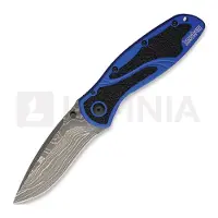 Kershaw Couteau pliant Blur A/O Damascus, bleu