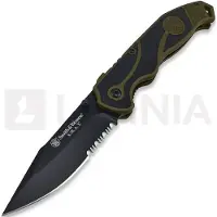 Smith & Wesson Couteau pliant Linerlock A/O Green/Black