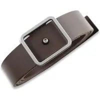 Titaner Ceinture The Ultimate Minimalist, Titanium, brun