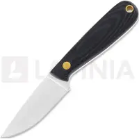 Brisa Couteau de cou Necker 70 Full Flat, black micarta