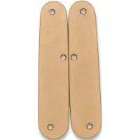 Flytanium Brass Scales for Victorinox Cadet Swiss Army Knife - Contoured