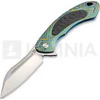 Artisan Cutlery Couteau pliant Immortal Framelock CPM S35VN, blue/gold