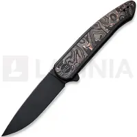 We Knife Couteau pliant Smooth Sentinel Copper Foil CF Inlay