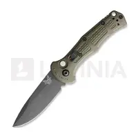 Benchmade Couteau pliant Mini Claymore, ranger green grivory