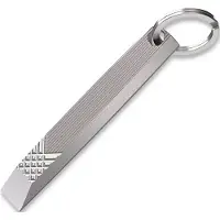 Flytanium Flybar Keychain Prybar - Titanium Stonewash