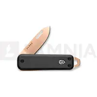 The James Brand Couteau pliant The Elko - Black / Rose Gold / Aluminum / Straight
