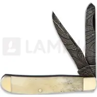 Bear & Son Couteau pliant Mini Trapper White Bone