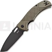MKM Knives Couteau pliant Ciras - Black Top Shield - G10, vert