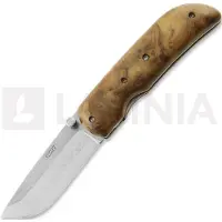 Teuvo Sorvari Couteau pliant Kääntöveitsi, Juuripahka/Titaani, Sandvik 12C27