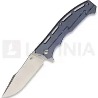 CH Knives Couteau pliant Lightweight Modified Clip Point, bleu