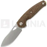 GiantMouse Couteau pliant ACE Jagt Burlap Micarta, satin