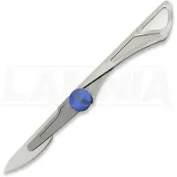 Titaner Couteau pliant The Dragonfly, Satin, bleu