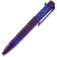 Titaner Titanium Mini Bolt-Action Pen, bleu