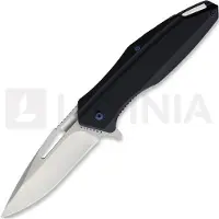 Komoran Couteau pliant Black G10 Linerlock