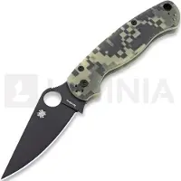 Spyderco Couteau pliant Para Military 2 camo, noir