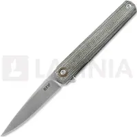 MKM Knives Couteau pliant Flame L, Drop Point, GC Micarta