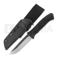 Rokka Couteau Korpisoturi, black, kydex sheath