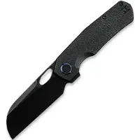 Kunwu Knives Couteau pliant S-Tao II - DLC - Titanium, Honeydew Texture + DLC