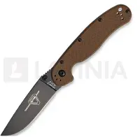 Ontario Couteau pliant RAT-2, noir, brun