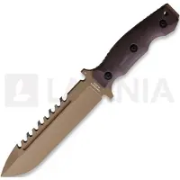 Halfbreed Blades Couteau de survie Large Survival Knife, brun