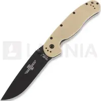 Ontario Couteau pliant RAT-1, desert tan/noir