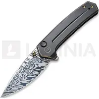 We Knife Couteau pliant Culex, Heimskringla damasteel