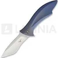 V Nives Couteau pliant Deplorable Framelock, bleu