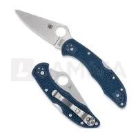 Spyderco Couteau pliant Delica 4 Cobalt Blue FRN CPM SPY27