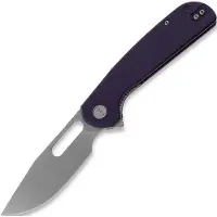 Liong Mah Designs Couteau pliant Trinity, Purple G10