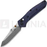 Benchmade Couteau pliant Mini Osborne M390, Denim Micarta