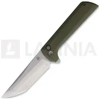 North Mountain Blade Couteau pliant Chop 2 Button Lock Green G-10