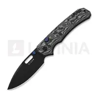 Kizer Cutlery Couteau pliant Outposter Nitro-V, Black Vortex Micarta, Black PVD