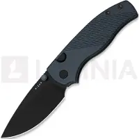 Kizer Cutlery Couteau pliant Glaux 14C28N, Blue Aluminum, Black Stonewash PVD