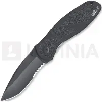 Kershaw Couteau pliant Blur Linerlock A/O Black, lame à dents
