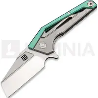 Artisan Couteau pliant Ravine Framelock M390, vert