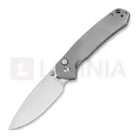 CJRB Couteau pliant Pyrite Button Lock Titanium