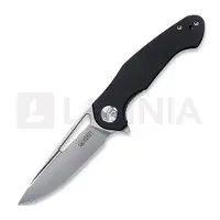 Kubey Couteau pliant Dugu Linerlock Black G10, noir