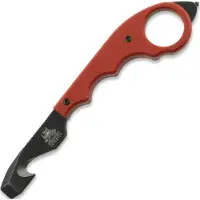 Twisted Assisted KEEP-SAFE Rescue tool, Red G-10, Blackwash