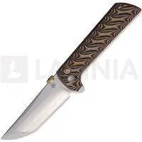 North Mountain Blade Couteau pliant Chop 2 Button Lock Snake G-10