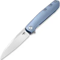 Bestech 9 - Hand Rubbed Satin - Titanium, bleu