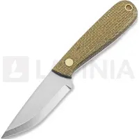 Brisa Couteau de cou Necker 70 Scandi, mustard micarta