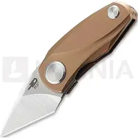 Bestech Couteau pliant Tulip DDB - Satin + Stonewash - Titanium, pink