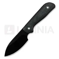 Kunwu Knives Couteau Stiffy P. - DLC - Micarta, noir