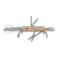 Mercury Couteau pliant Duca 7 - Elmax - Natural Canvas Micarta
